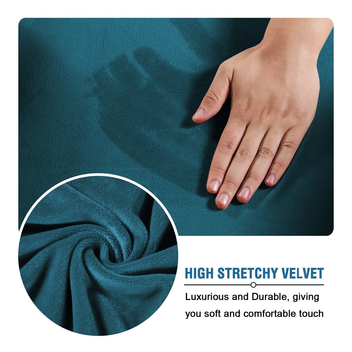 Stretch Velvet Plush Sofa Covers Couch Chair Slipcover Protector w ...