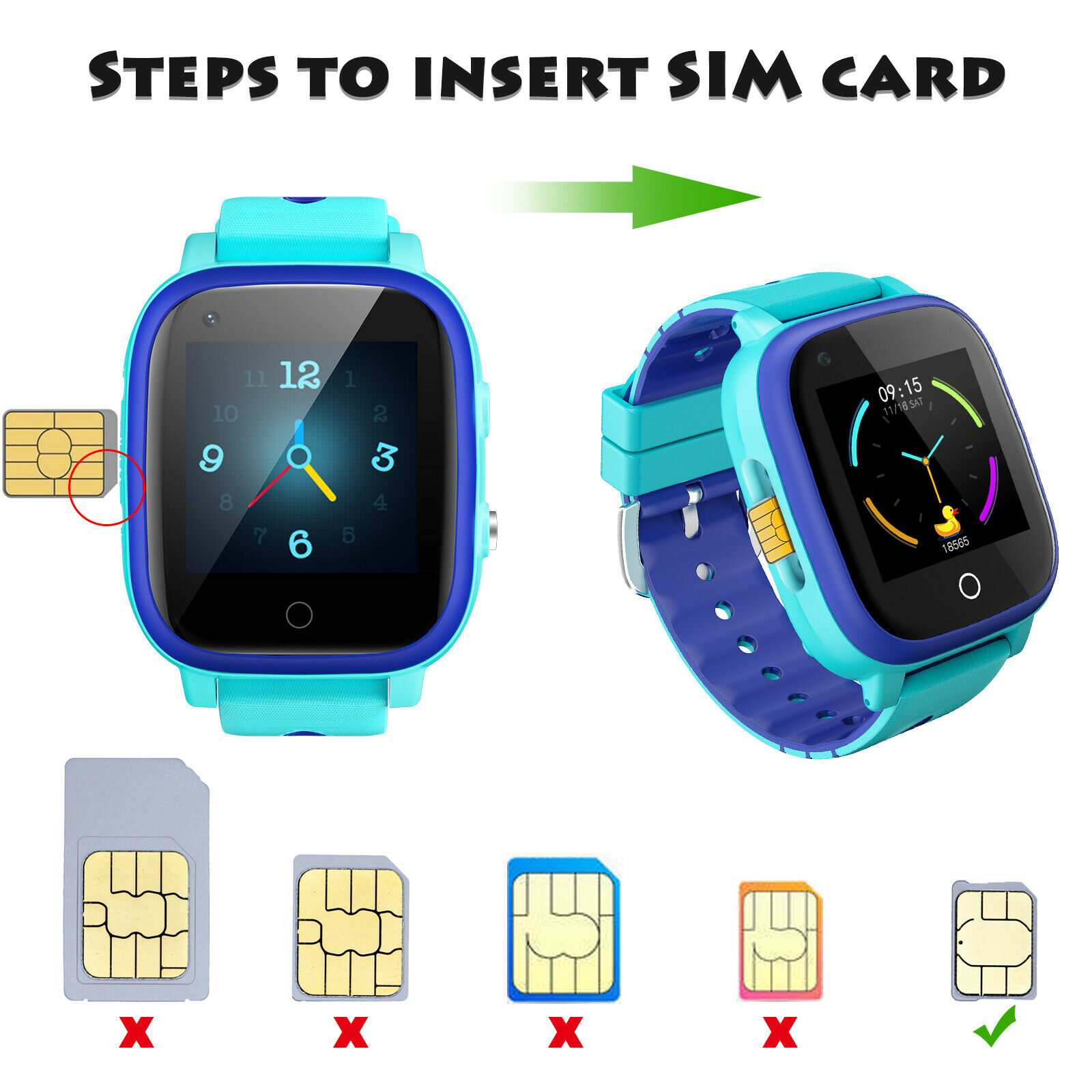 4G Kids Smart Watch Phone GPS Tracker WIFI SOS Video Call Monitor Children Gifts - Picture 36 of 48