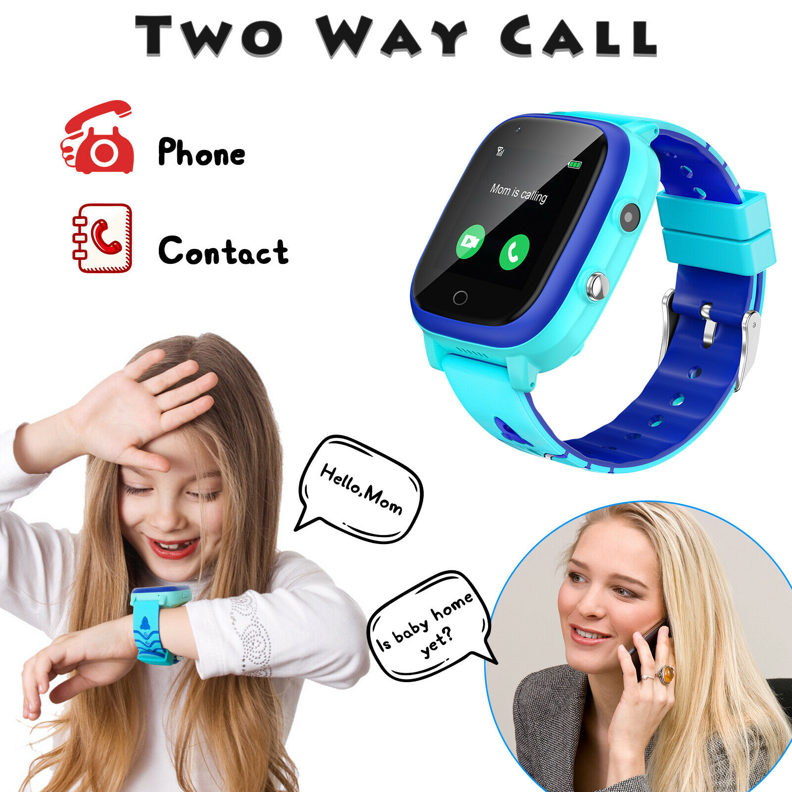 4G Kids Smart Watch Phone GPS Tracker WIFI SOS Video Call Monitor Children Gifts - Picture 33 of 48