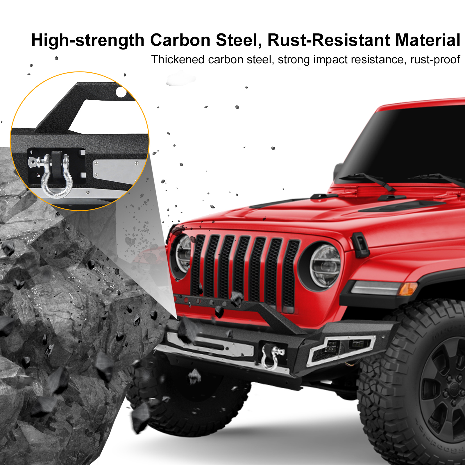 Buy WARN Winch Mount Plate For 2018+ Jeep Gladiator JT & Wrangler