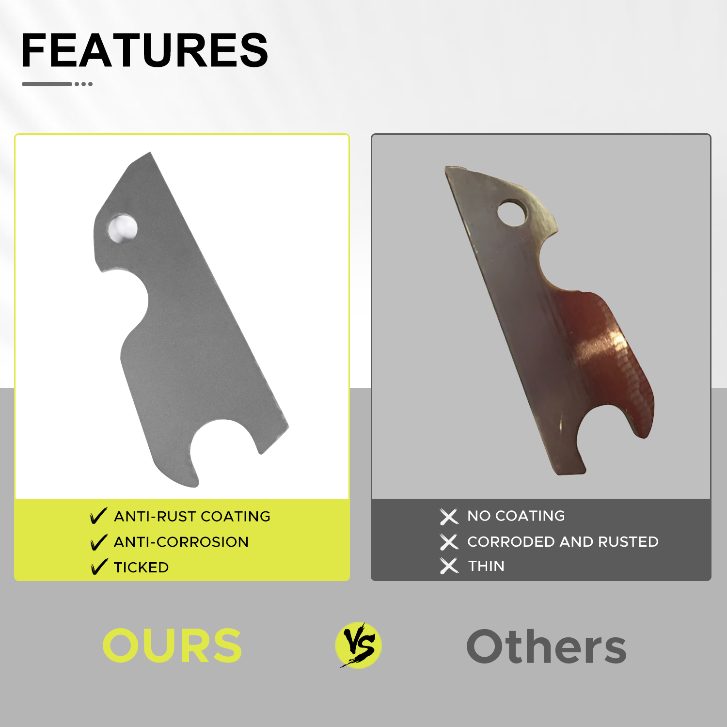 thumbnail image 2 of TIEWARDS Steel Quick Attach Bucket Ears – For Kubota U55, KX057, KX191 Excavators 2 of 3