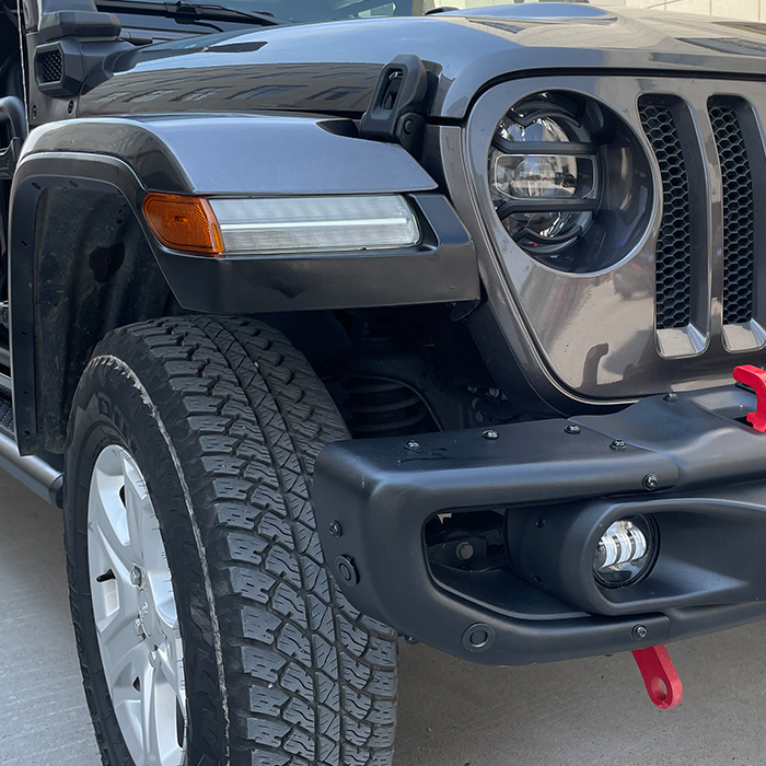 Lantsun Fender Flares Set For Jeep Wrangler JK 2007-2017 – ABS Black, 4PC - View #13