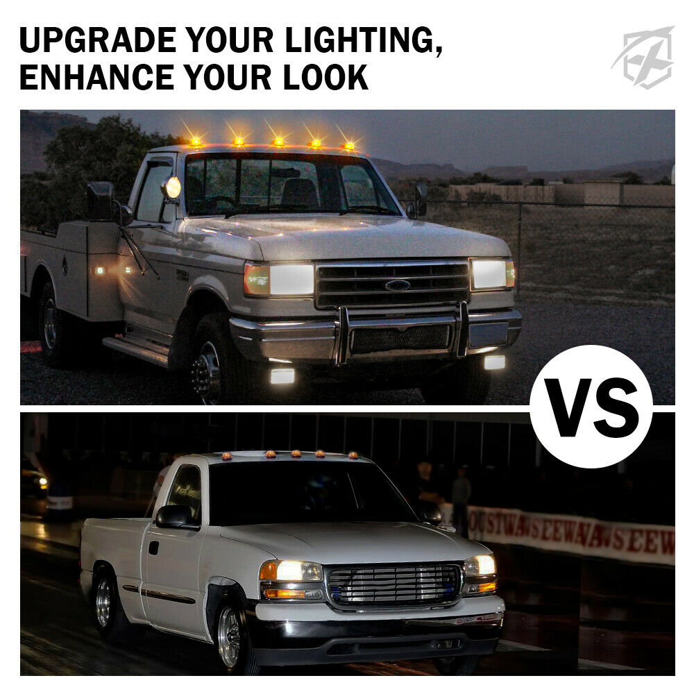 5xSmoked Rooftop Cab Running Marker Light LED 3000K for Dodge RAM 1500 2500 3500 5xSmoked Rooftop Cab Running Marker Light LED 3000K for Dodge RAM 1500 2500 3500