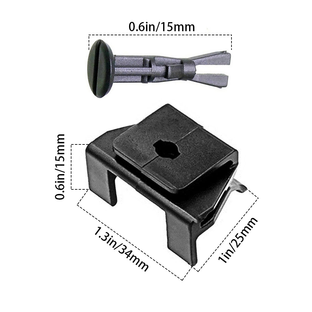 Lot De 5 Clips De Pare-chocs Pour Lexus Et Toyota - Référence 53879-58010, Noir, Neufs, Garantie 1 An