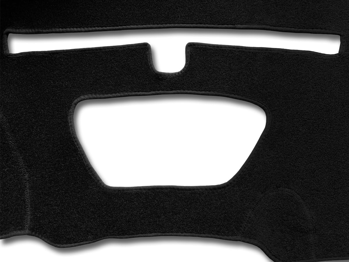 Black Anti-Glare Dash Cover Mat For 2019-2022 Chevy Silverado & GMC Sierra 1500/2500/3500 – Dashboard Pad