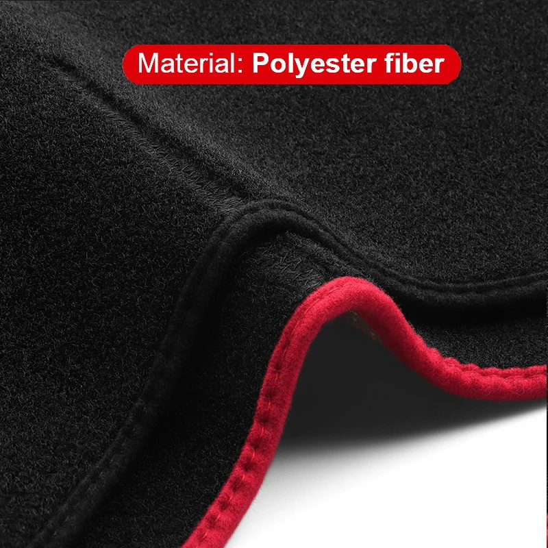 2007-2013 GMC Sierra SLE SL Dashboard Pad Cover – Black Polyester Carpet, Fits Front Dash, Lifetime Warranty