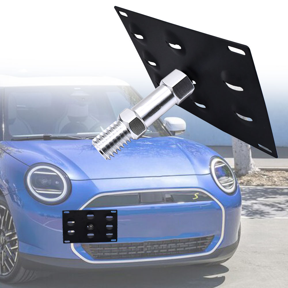 No-Drill License Plate Holder For BMW G20 3 Series - Tow Hook Mount Bracket - View #2