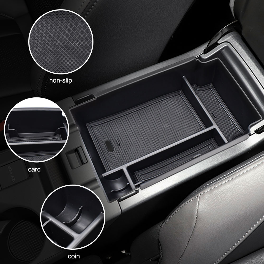 Center Console Insert Center Console Organizer For Subaru Crosstrek 2024- 2025 - Double Layer Armrest Storage Tray Subaru Wilderness Accessories