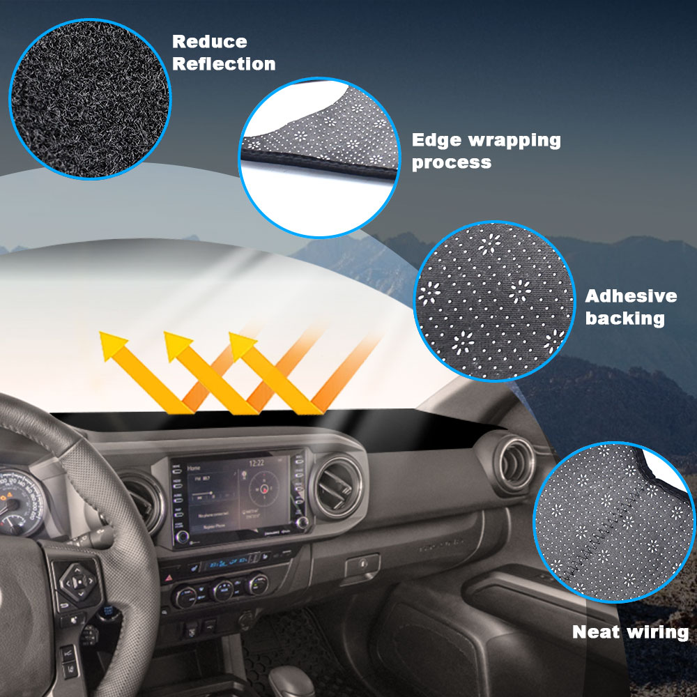 Dash Cover Mat Dashboard Pad Fits For MG HS 2019 2020 2021 2022 2023