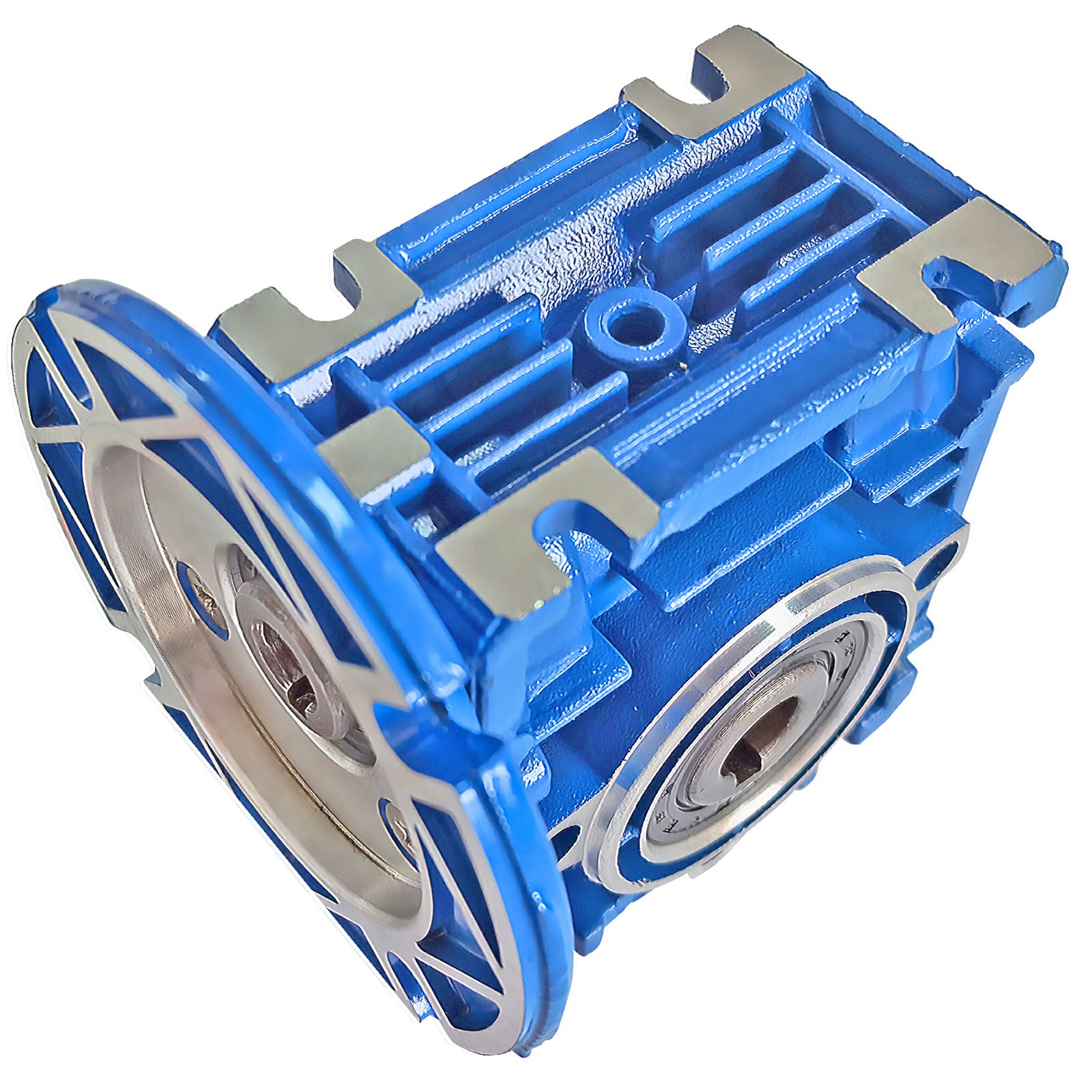 NMRV025 Worm Gearbox Speed Reduction Flange 56B14 Ratio 7.5:1-60:1