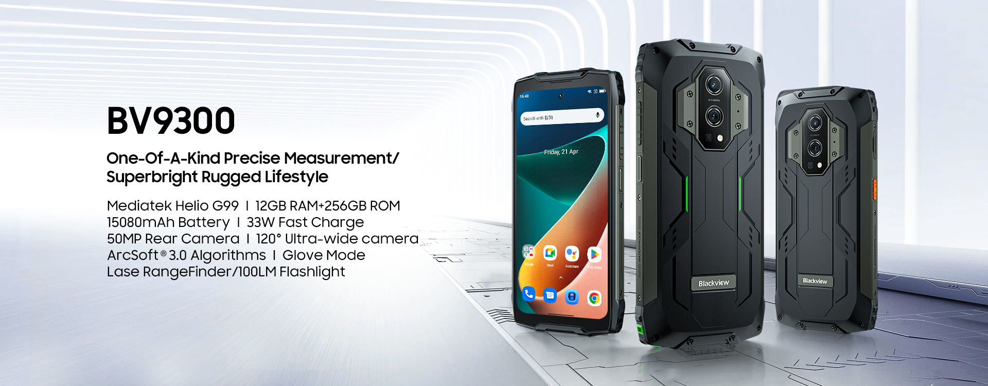 New] Blackview BV9300 G99 Rugged Smartphone 21GB 256GB 6.7 120Hz 15080mAh  Laser Measuring Mobile Phone Global Cellphone - AliExpress