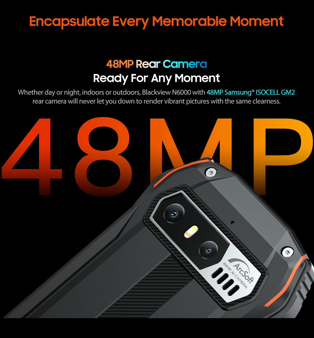 Blackview-máquina resistente N6000, dispositivo con pantalla de 4,3  pulgadas, Android 13, Helio G99, ocho