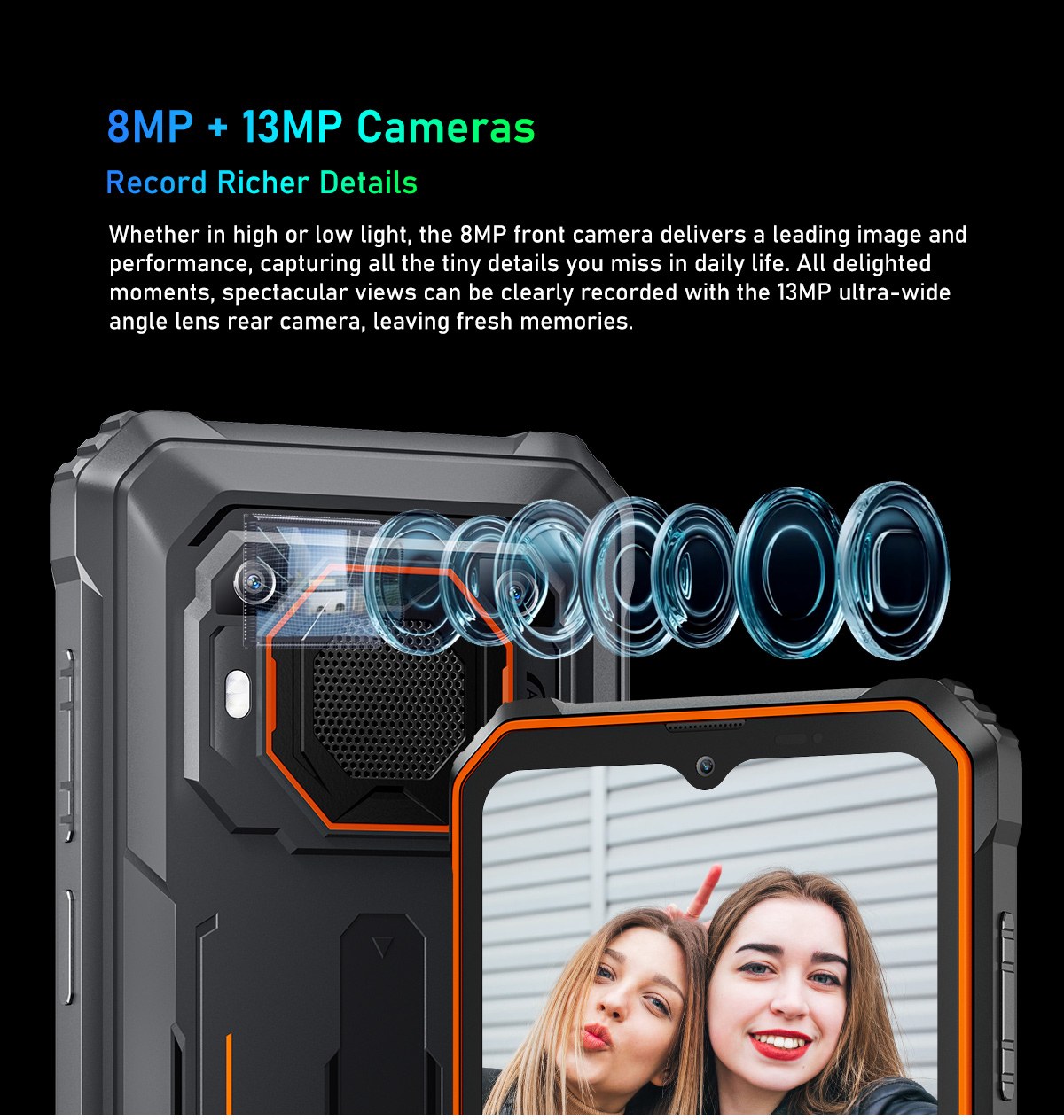 Blackview BV6200 4G Rugged Smartphone 13000mAh 6.6