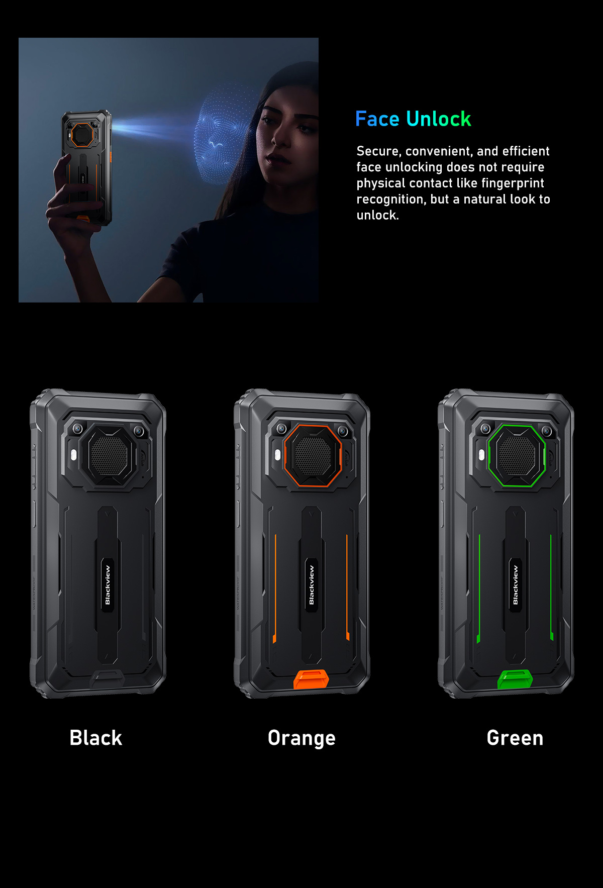 Blackview BV6200 4G Rugged Smartphone 13000mAh 6.6