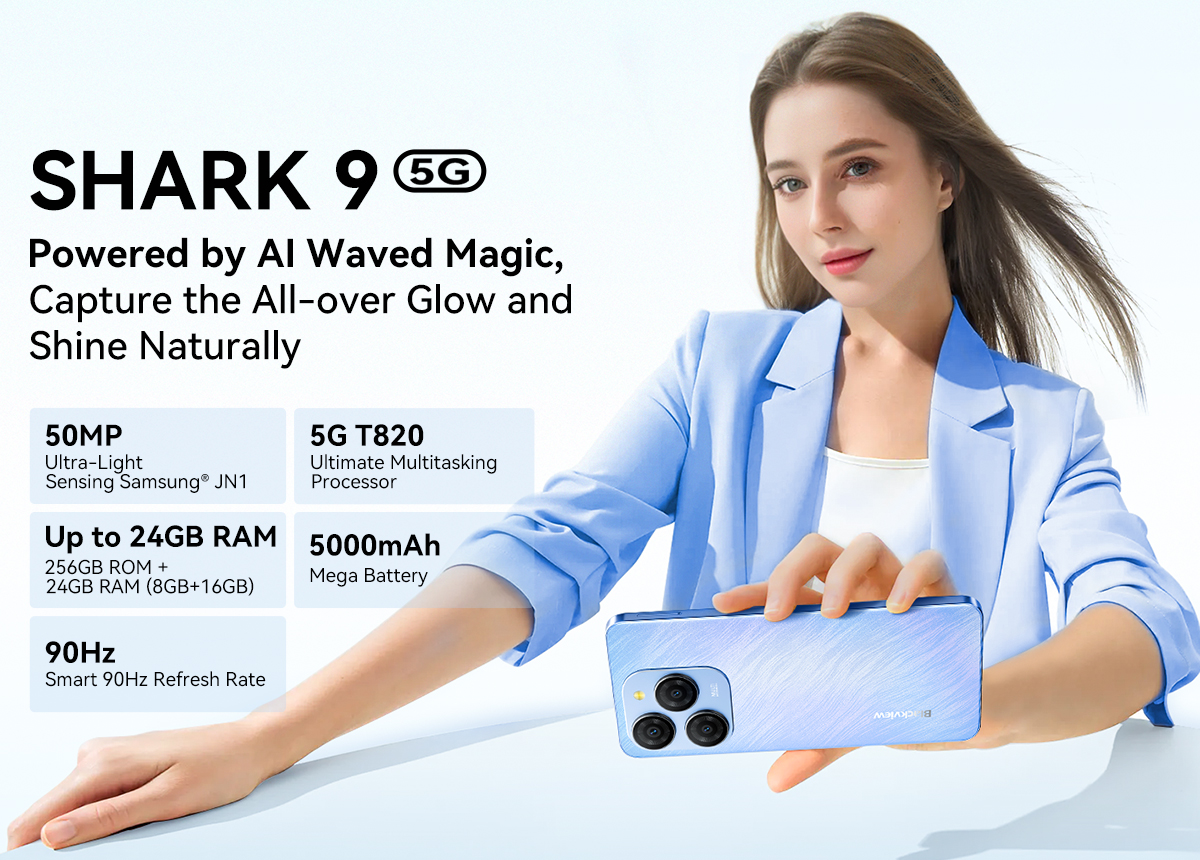 Amazon.com: Blackview Shark 9 5G Phones Unlocked, Octa-Core