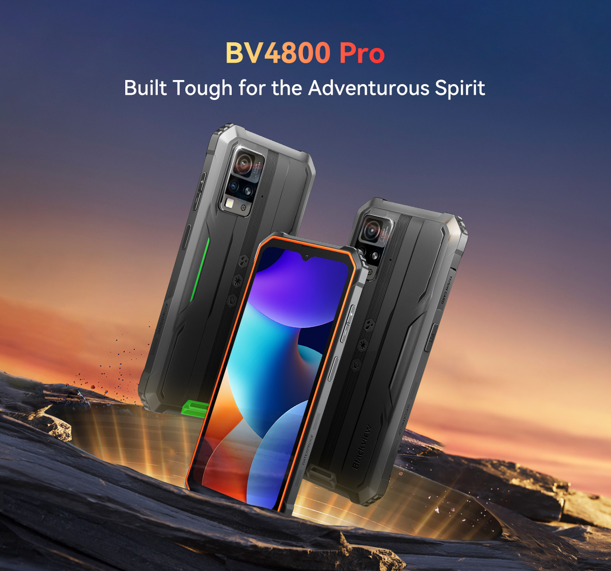 Blackview BV4800 Pro 4G Rugged Smartphone 12GB+128GB Android 14