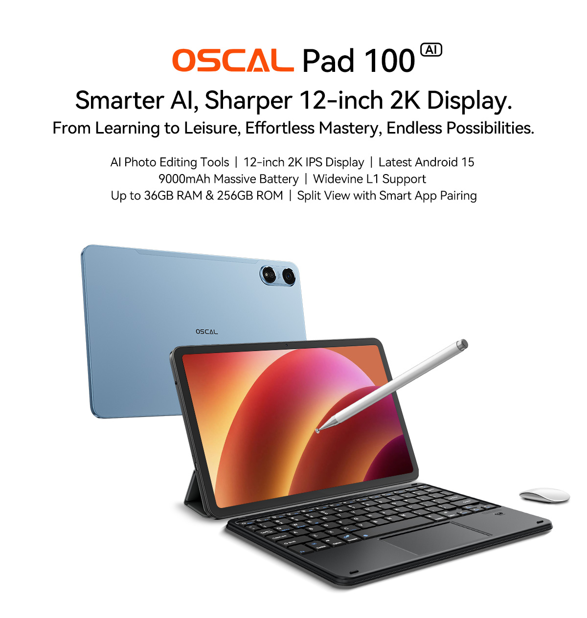 Blackview Oscal Pad 100 Android 15 Tablets 12