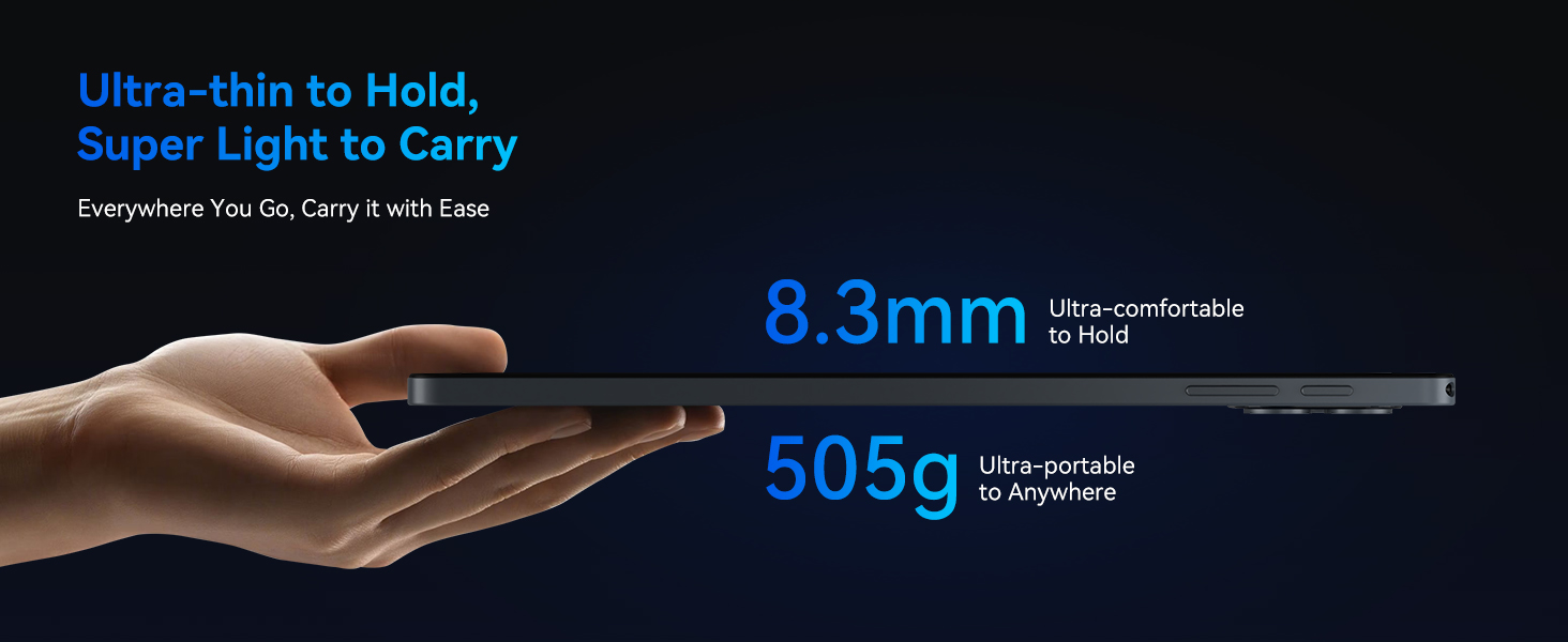 TABWEE T90 WiFi Tablet 11 Inch Andriod 16 24GB+128GB 8000mAh