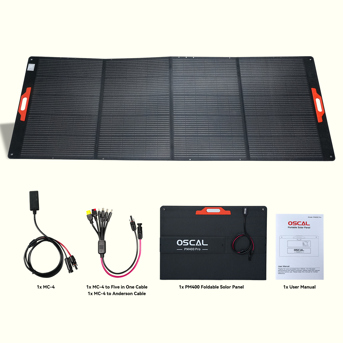 Blackview OSCAL 200W / 400W Solar Panel Kit Foldable Off Grid for