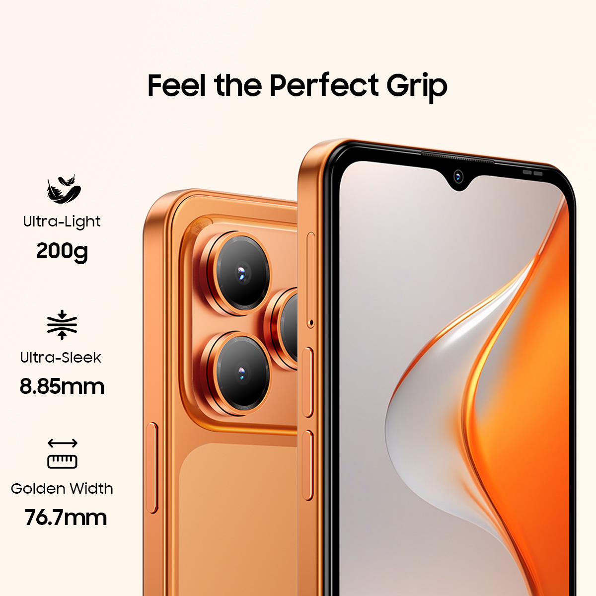 Blackview WAVE 7C スマートフォン本体 Blackview WAVE 7C 4G Smartphone 16GB+64GB 6.56