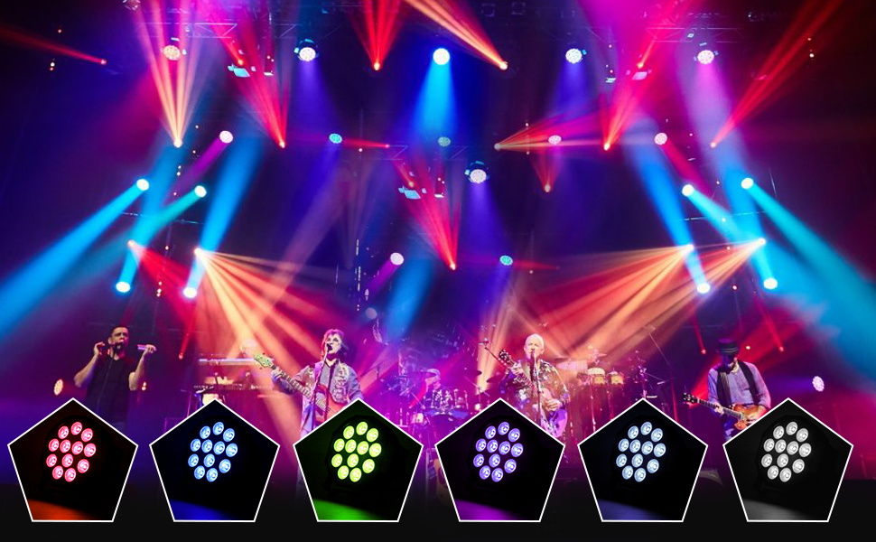 PAR Spot Disco Akku-RGBW 4in1 LED PAR Bühnenlicht – 120W, DMX-steuerbar, Wiederaufladbar, Perfekt Für Party & Disco Bühnenlicht Mit Bewegung