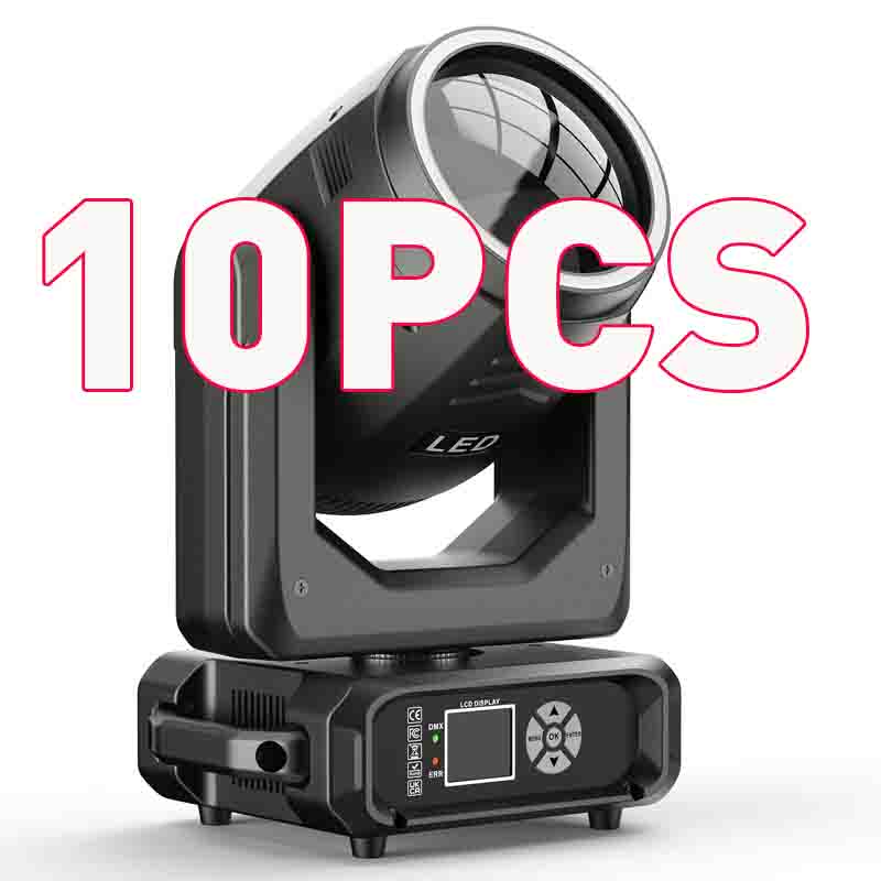 10PC LED Moving Head Beam Light Spot Light 18 Prism Effects Light DMX Party Show