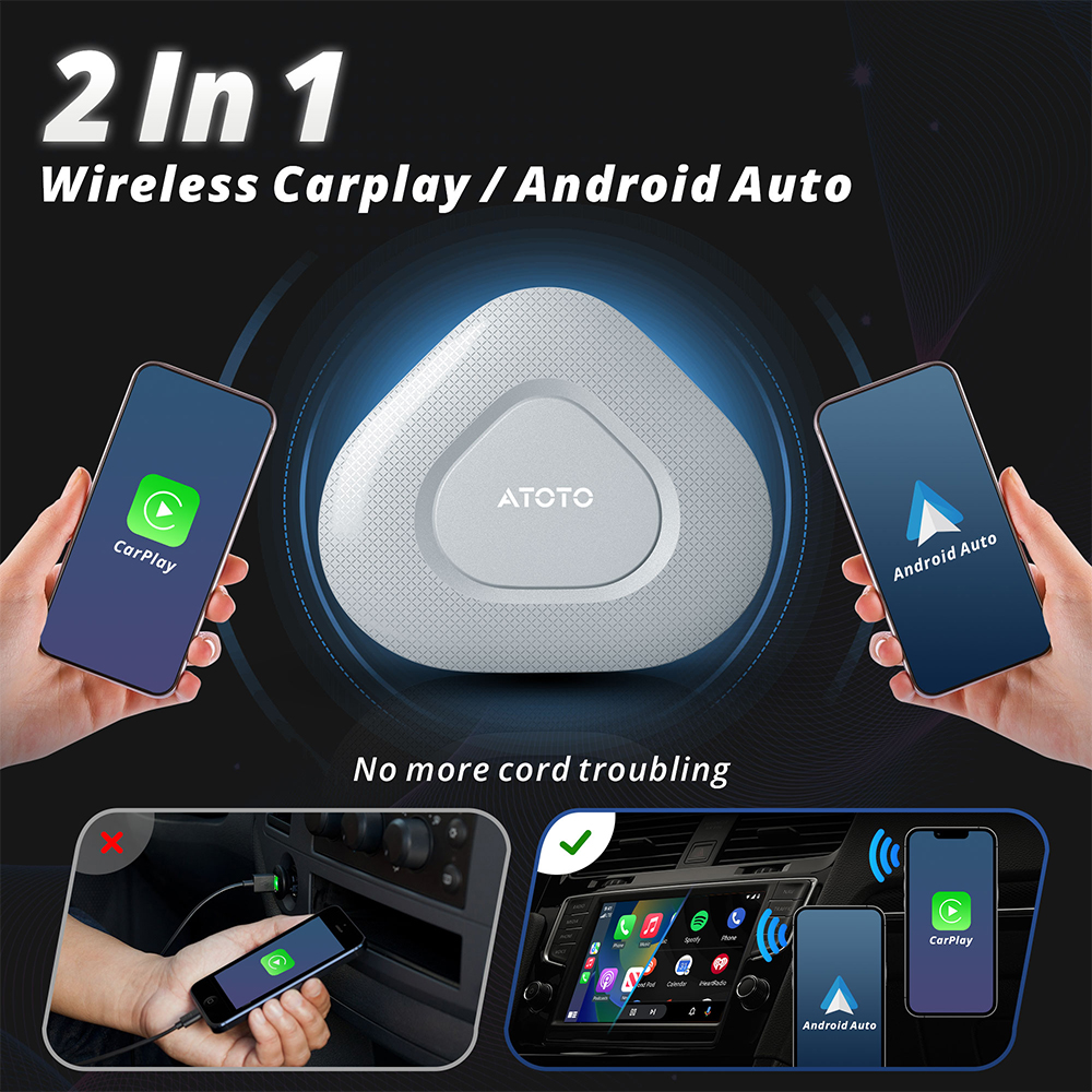 ATOTO CB6C ワイヤレスCarPlay Android AIボックス 【公式通販】