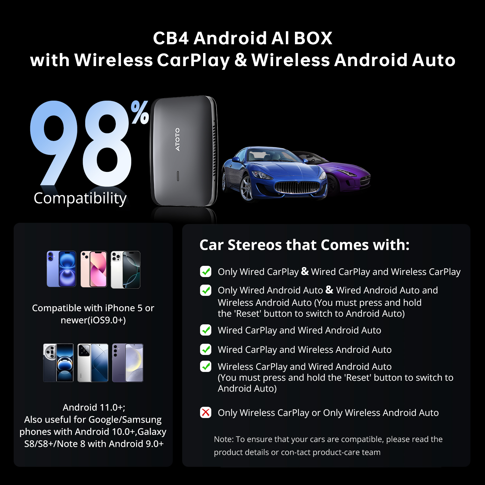 ATOTO CarWave CB4B ChatGPT Car Smart Android AI Box Netflix