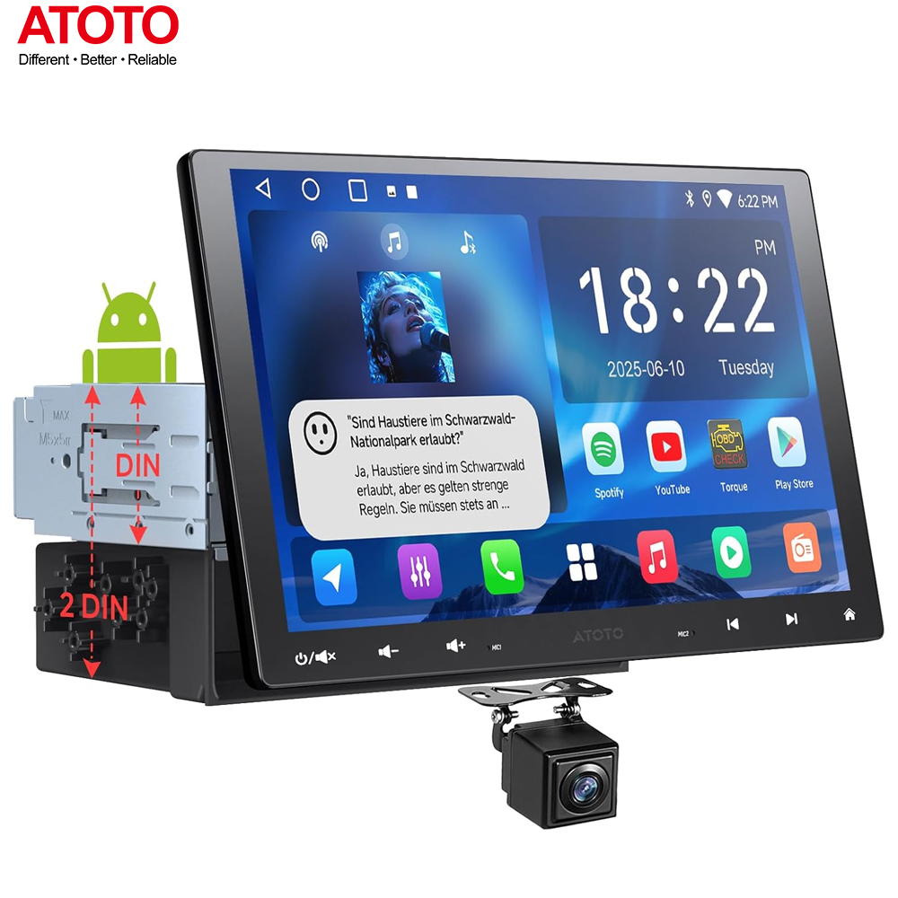 ATOTO CB6 8+128G Wireless Apple Carplay Android Auto Multimedia