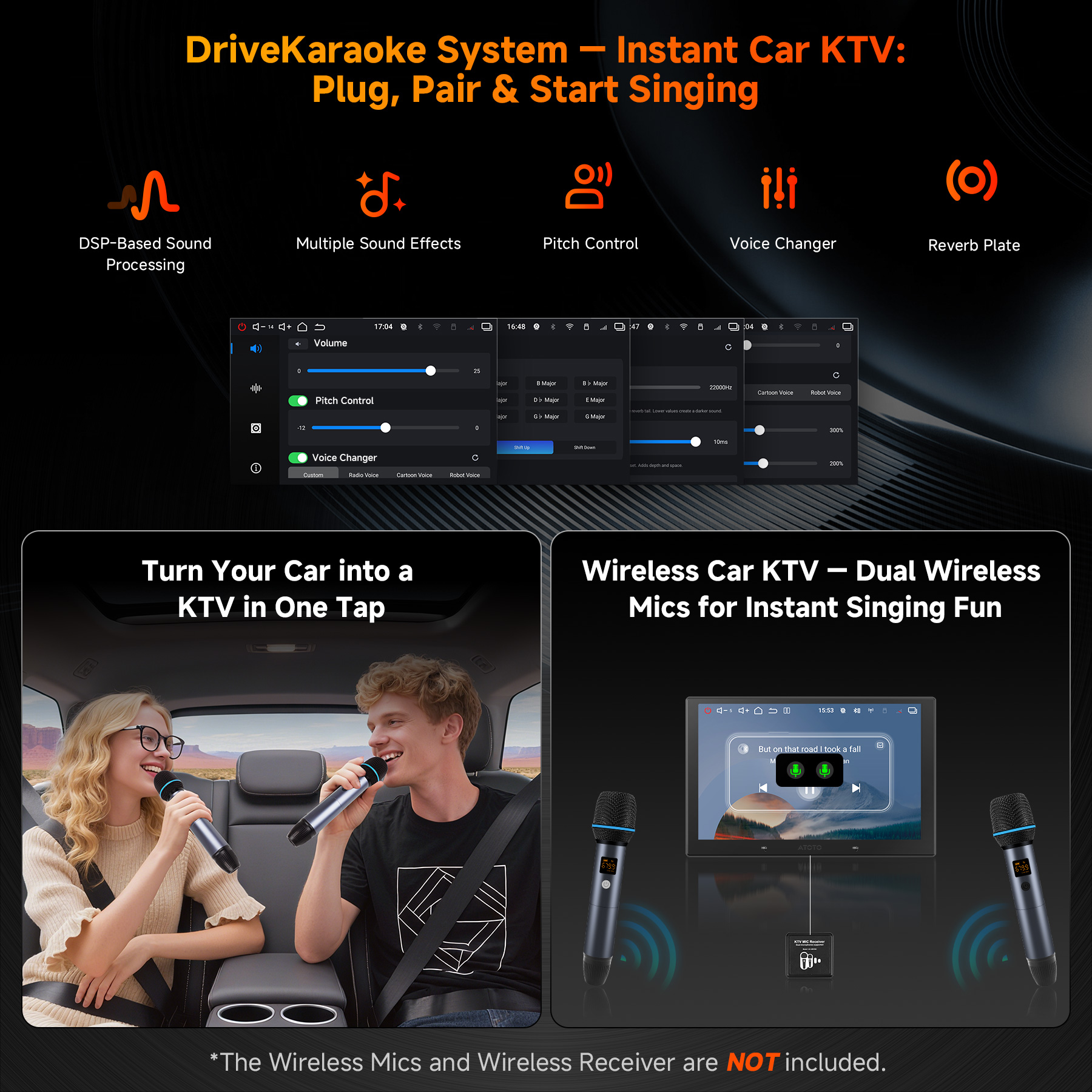 ATOTO 10.1'' V10 Android Car Stereo Double Din Wireless CPAA w