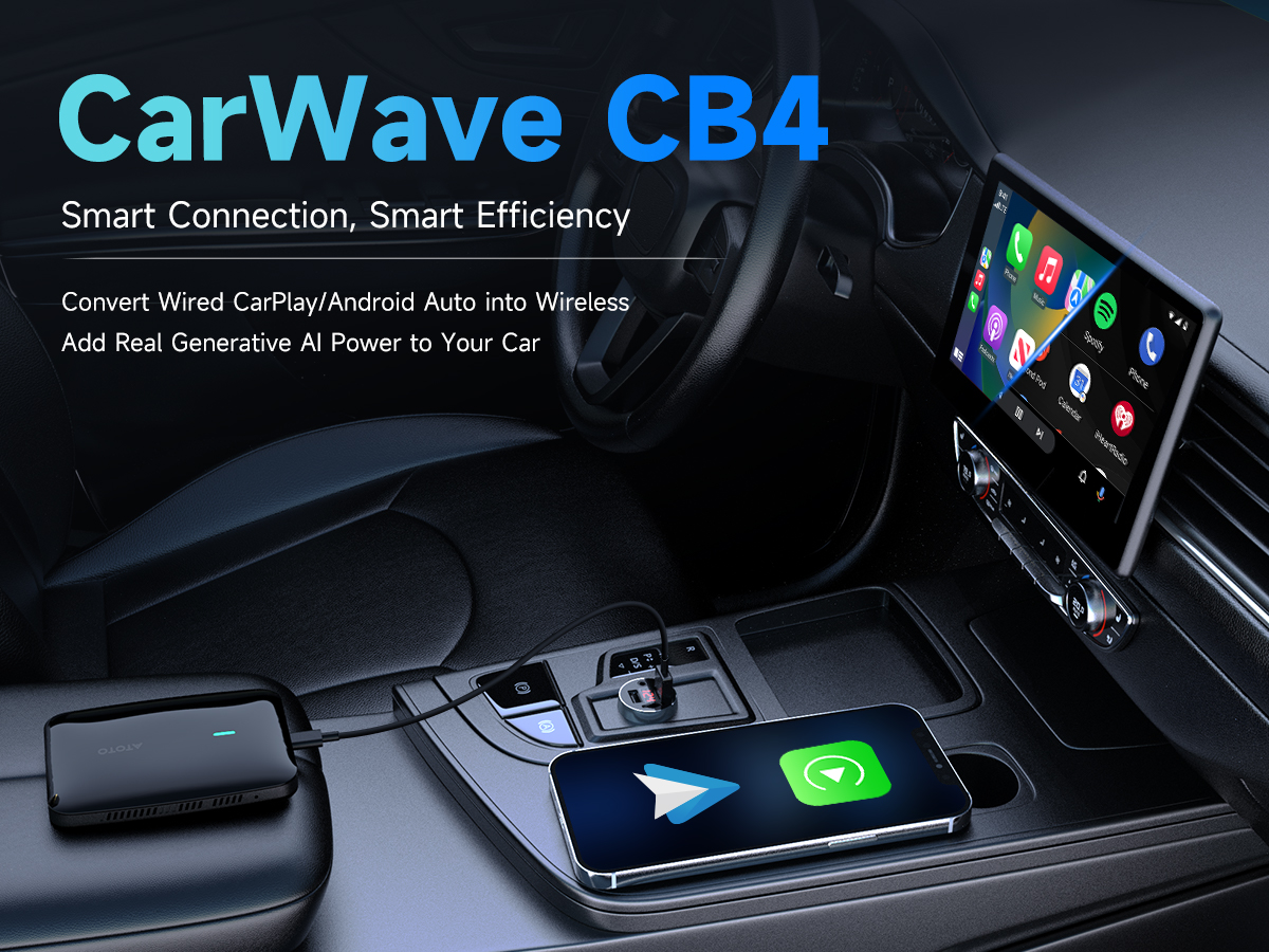 ATOTO CarWave CB4B ChatGPT Car Smart Android AI Box Netflix