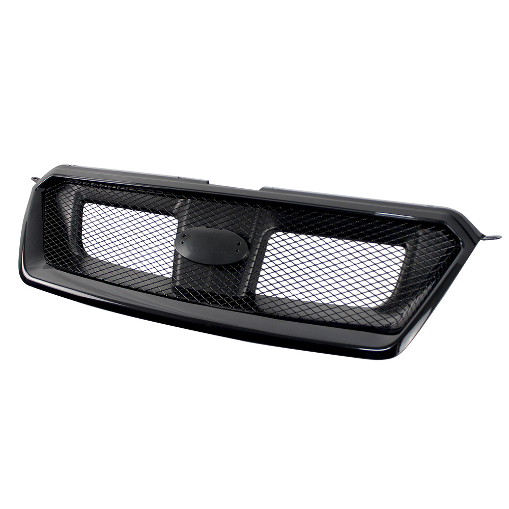Lentes Front Painted Sport Grille For 2012-2016 Subaru XV Crosstrek Hybrid Impreza | Crystal Black Silica, Mesh Style