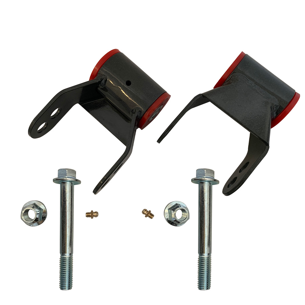 1.75" Rear Lift Shackles Set With RB Bushings For Dodge Ram 1994-2001 2WD/4WD