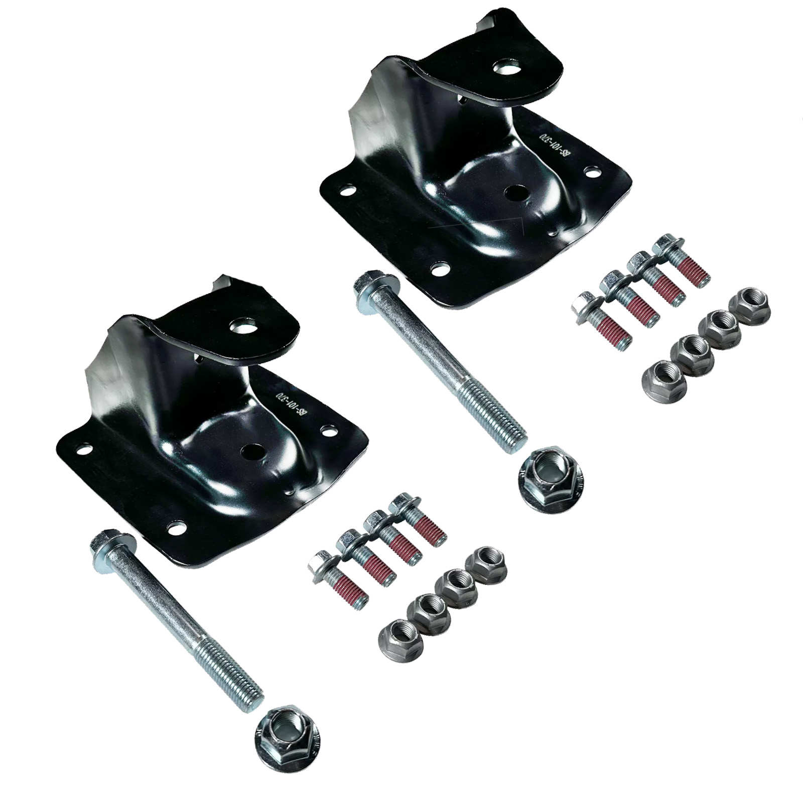 Pair 722-224 Rear Forward Leaf Spring Hangers Set For 1994-2002