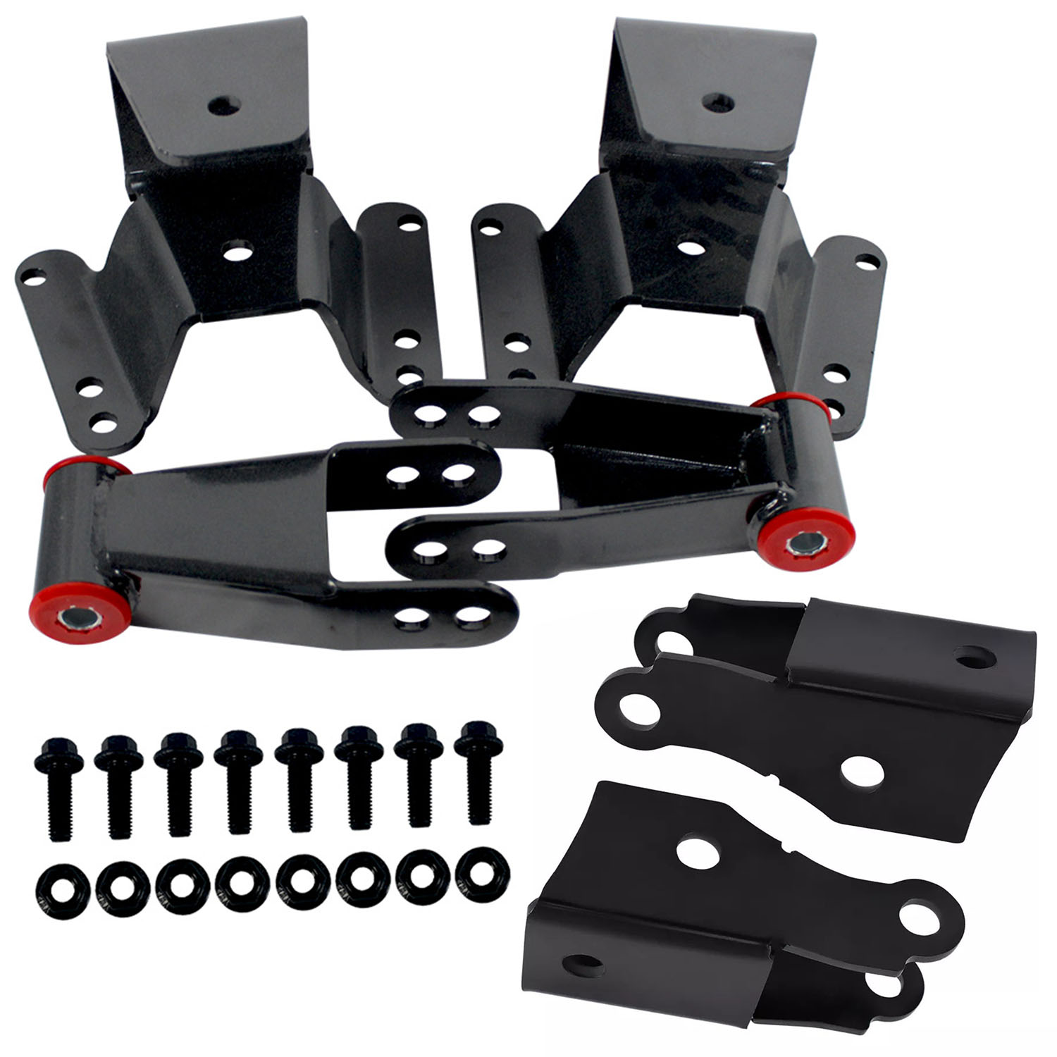 Bell Tech 4in Shackle & Hanger Kit 73-87 GM C10 Pick-Up Bell Tech 4in Shackle & Hanger Kit 73-87 GM C10 Pick-Up