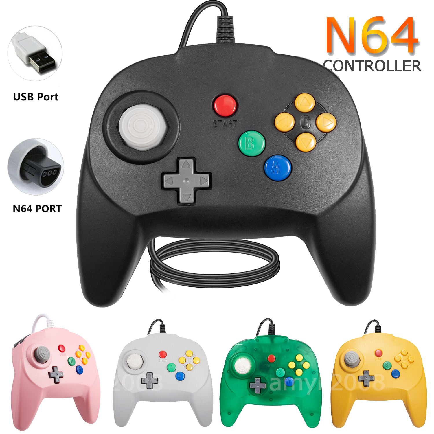 Amazon.com: 2-Port Controller Adapter for N64 / Nintendo
