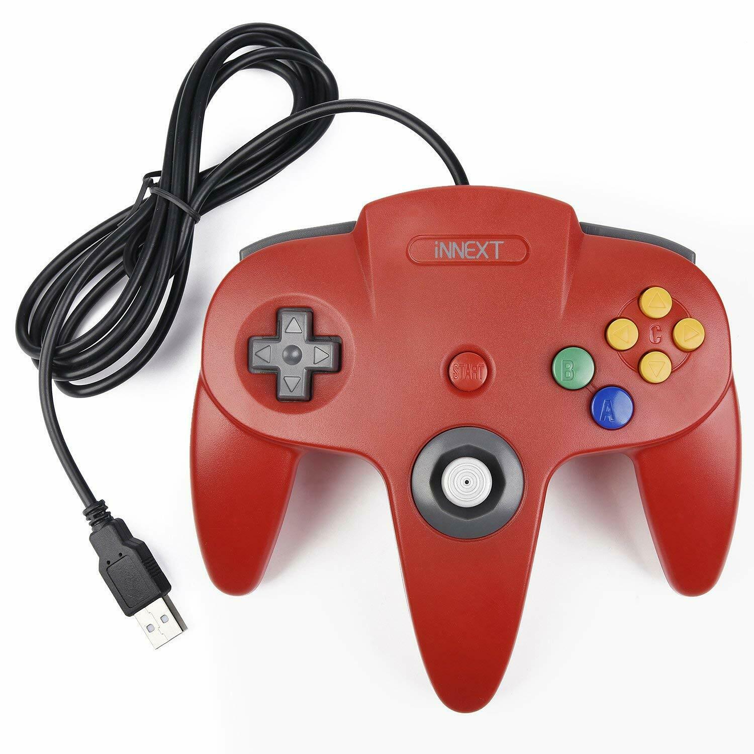 Controlador clásico USB con cable SNES N64 Jopypad para Windows PC/MAC Gamepads EE. UU. - Imagen 15 de 65