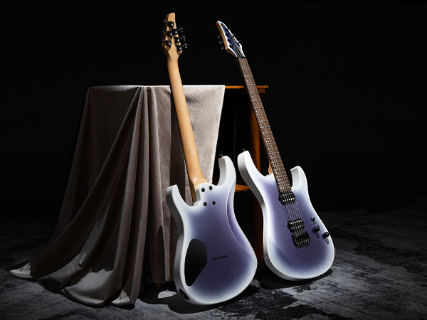 DONNER DMT-100 24フレット　ストラトキャスター Donner DMT-100 Metal Electric Guitar 24 Fret With Gig Bag Purple