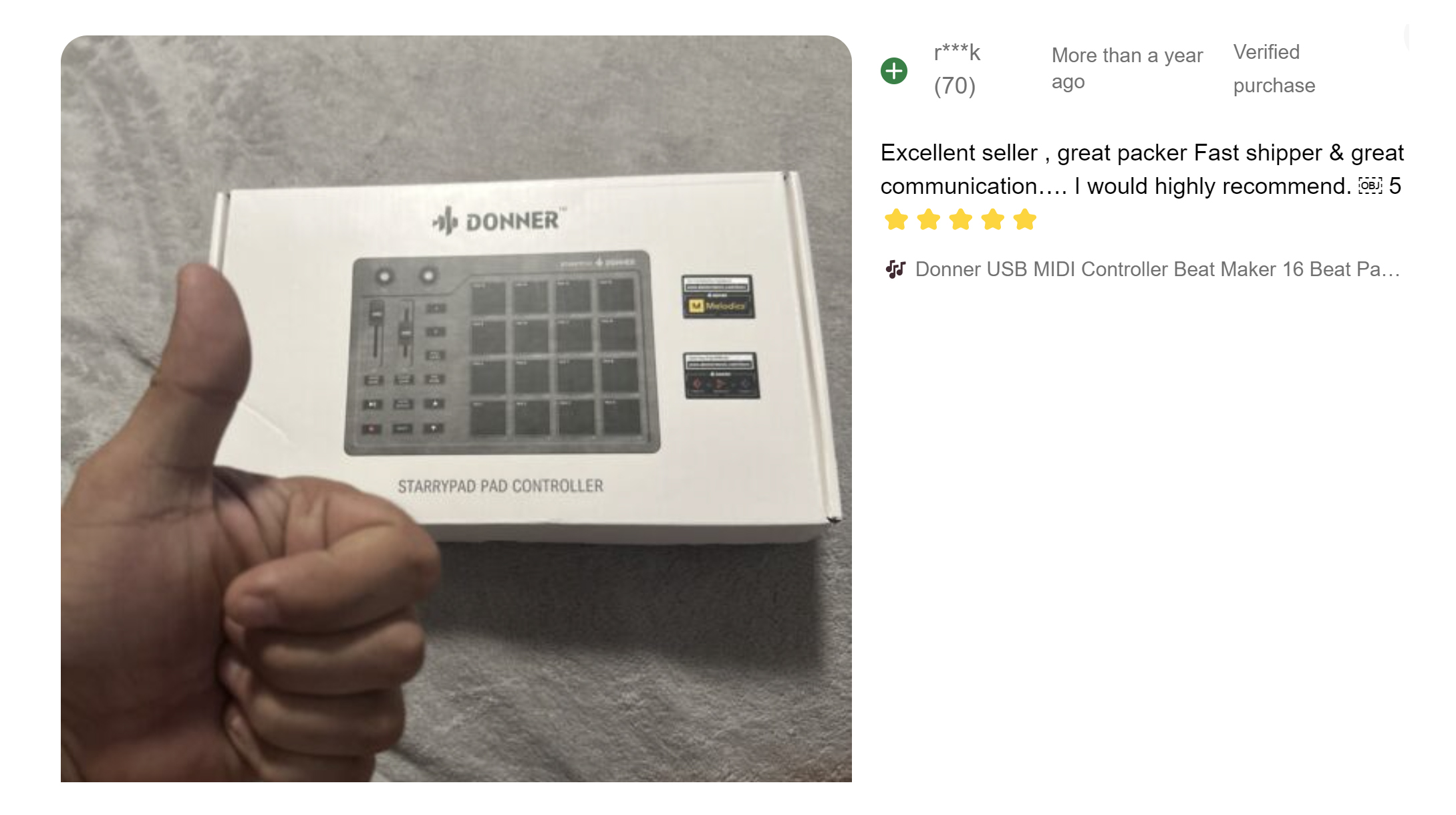 🎶 Donner USB MIDI Controller Beat Maker 16 Beat Pads 2