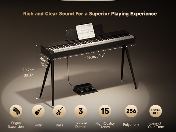 Donner OURA™ S100 88-Key Weighted Keyboard｜Best Digital