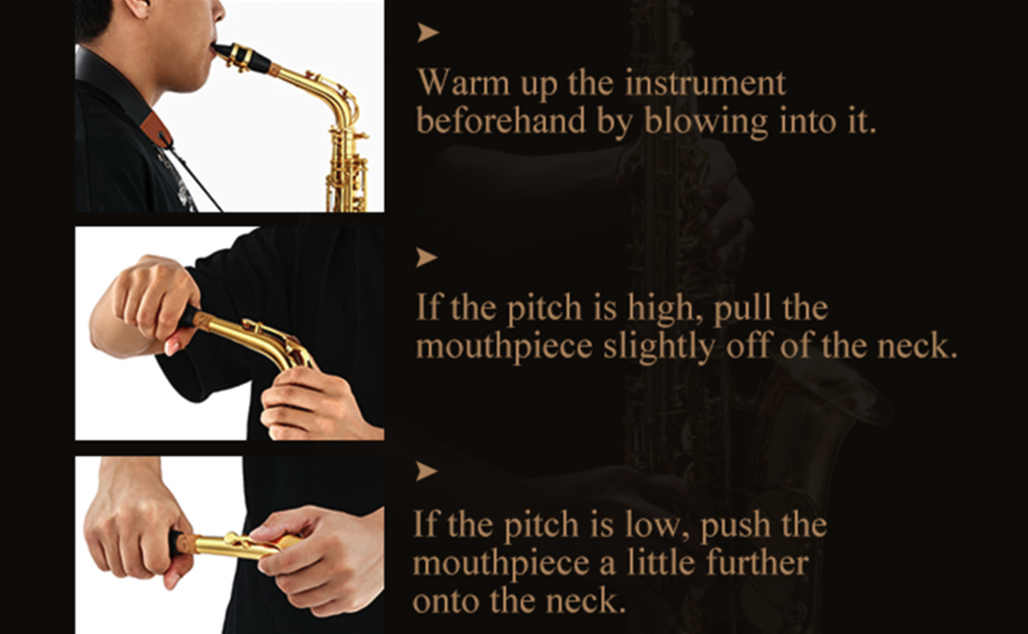 Eastar AS-Ⅲ Professional Alto Saxophone Eb Gold Laquered + Hard