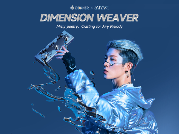 Donner x MIYAVI Dimension Weaver 3-in-1 Pedal Chorus Delay Reverb