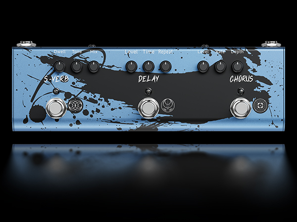 Donner MIYAVI Triple Pedal Dimension Weaver 3-in-1 Chorus Delay
