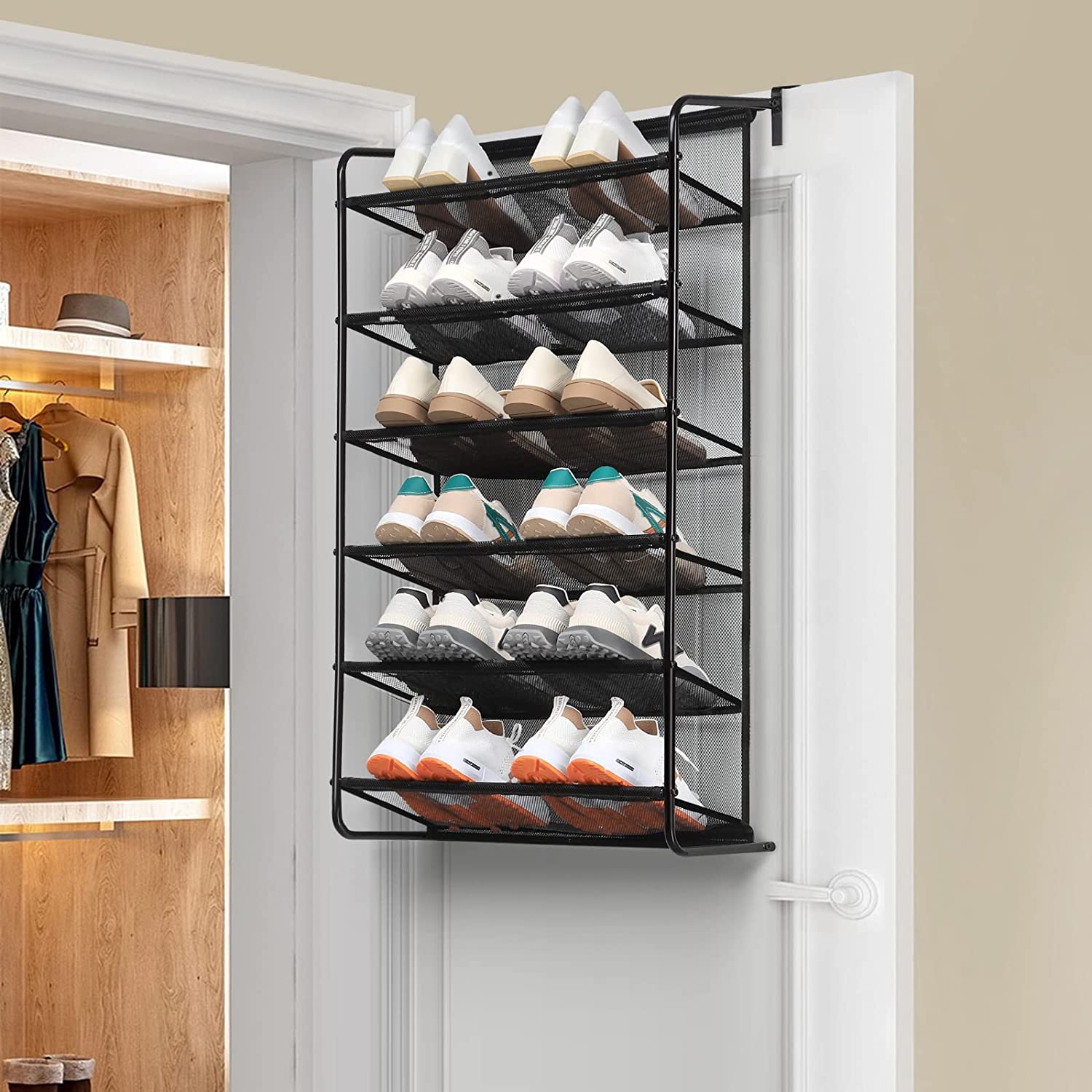 Target Over The Door Over The Door Shoe Rack With Extra Deep