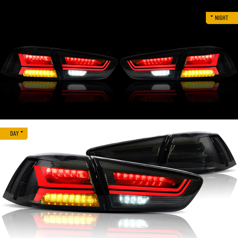 VLAND LED Tail Lights For Mitsubishi Lancer / EVO X 2008-2017 Rear