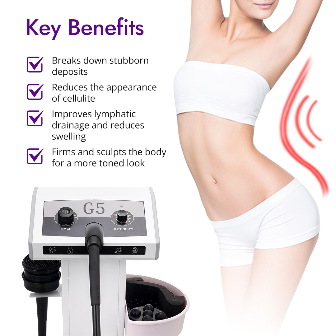 G5 Vibration Massage Machine 5 Heads Body Sculpting Slimming Massager  Vertical