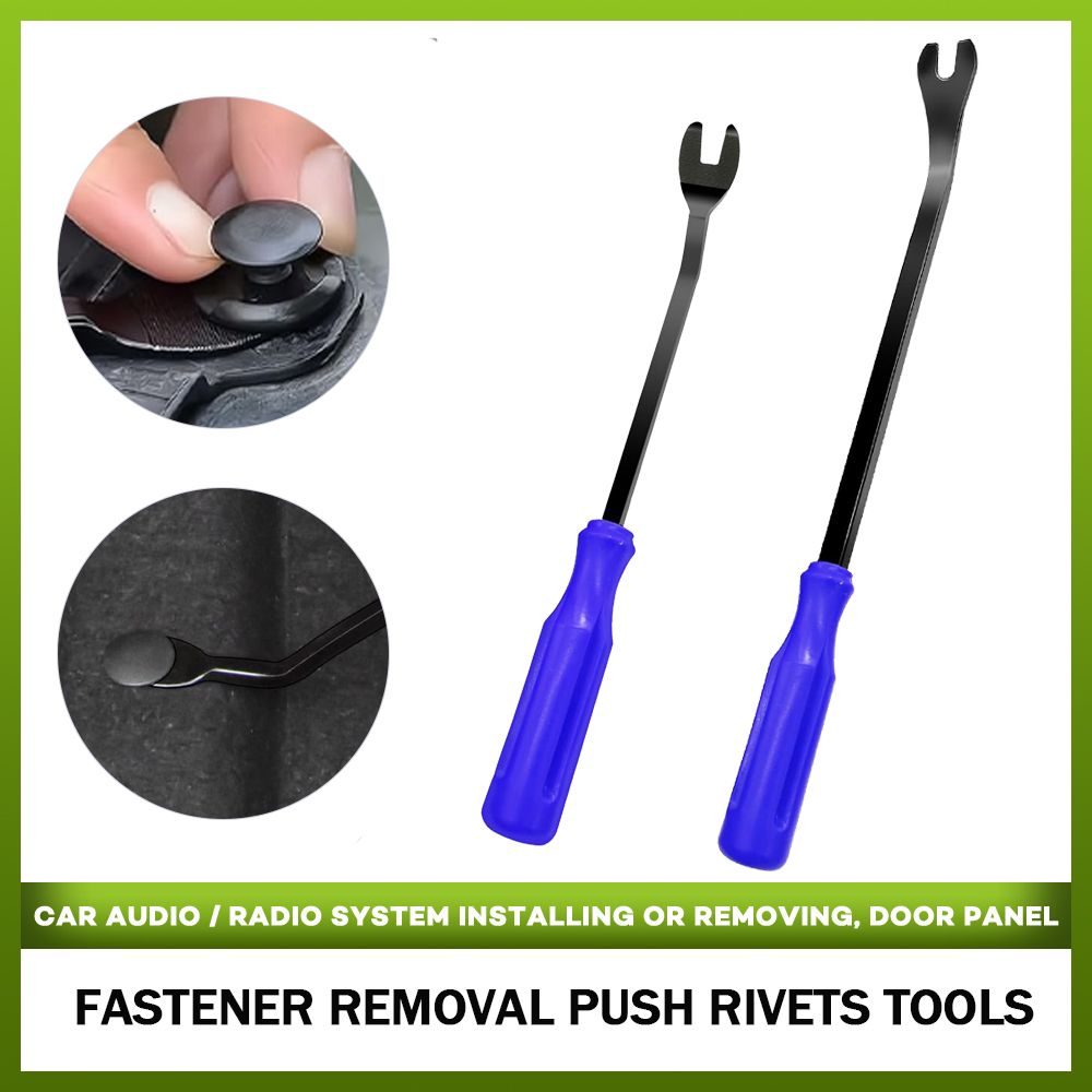 Auto Trim Clip Upholstery Removal Pry Door Panel Fastener Pin Puller Rivet Tools