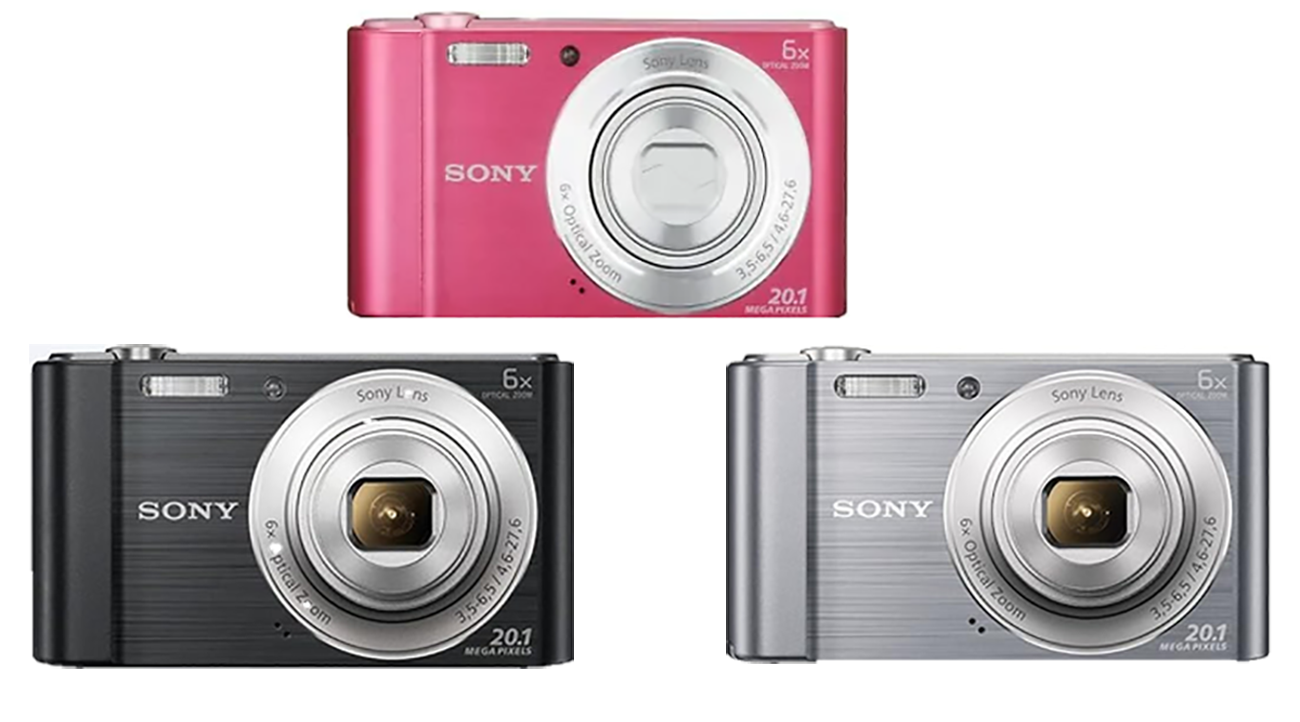 Sony Cyber-shot DSC-W810 20.1MP 6x Optical Zoom Compact Digital