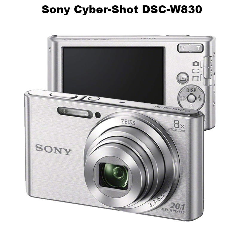 Sony DSC-W830 Cyber-Shot 20.1MP 8x zoom Digital Camera Silver | eBay