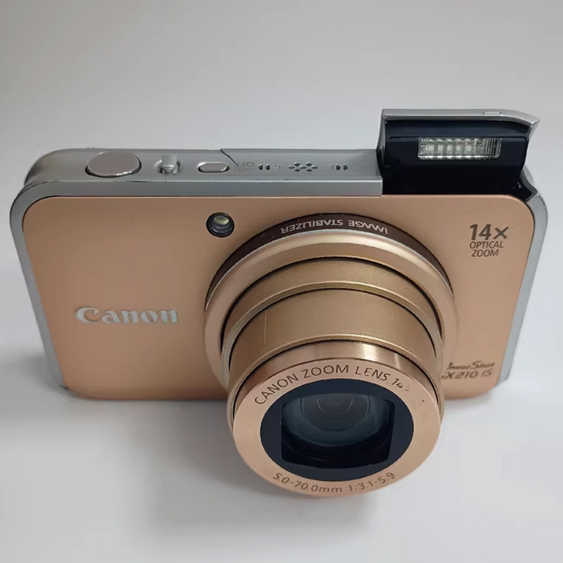 Canon PowerShot SX210 IS Compact Digital Camera Gold great gift | eBay